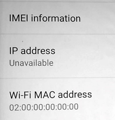 mac address prefix for wifi samsung phones